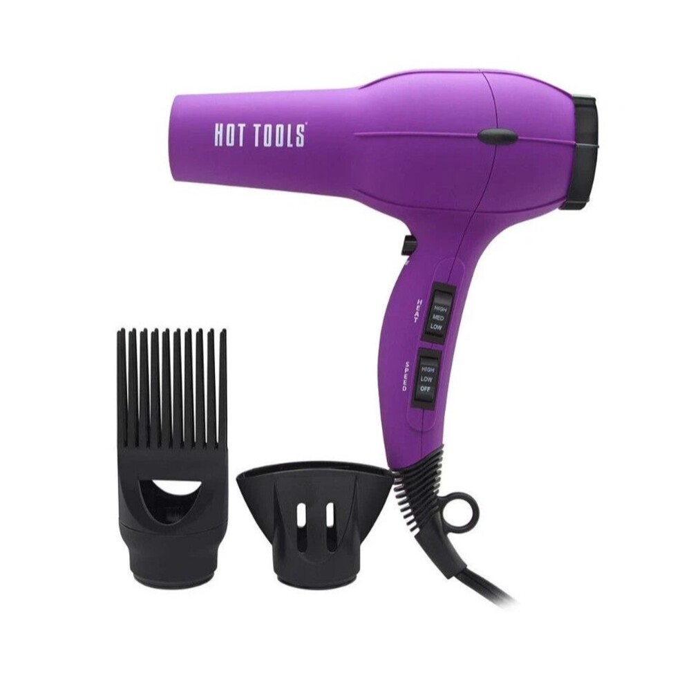 Hot Tools Pro Artist 1875W Turbo Ionic Dryer | Purple (A49) hair dyer blow dryer